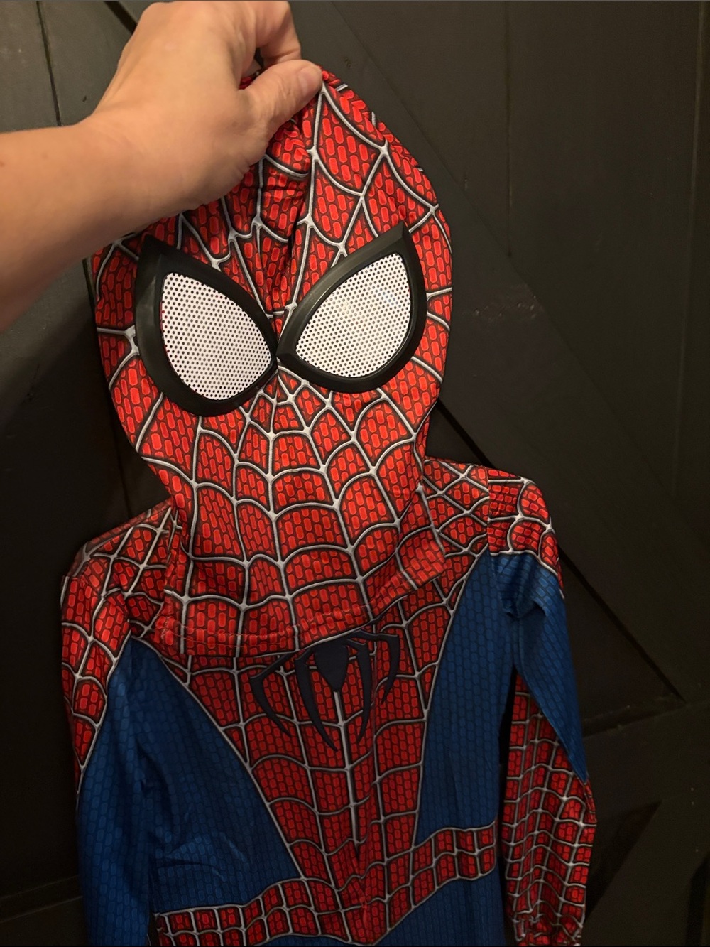 Kids Spiderman Superhero Jumpsuit Costume - Picture 10 of 10